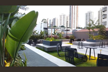 Studio à venda com 31m², 1 quarto e sem vagaÁrea comum - jardim do salão de festas