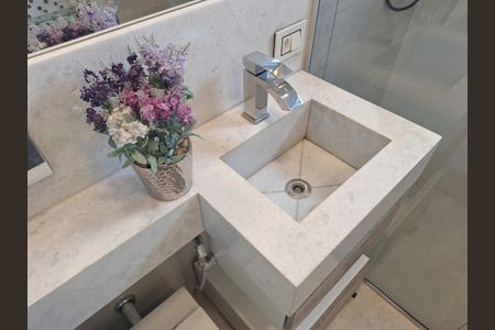 Apartamento para alugar com 51m², 2 quartos e 1 vaga Apartamento para alugar com 51m², 2 quartos e 1 vagaBanheiro social