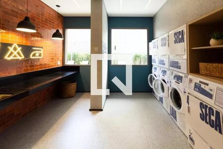 Studio para alugar com 24m², 1 quarto e sem vagaLavanderia