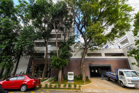 Apartamento para alugar com 46m², 1 quarto e 1 vagaFachada do Prédio