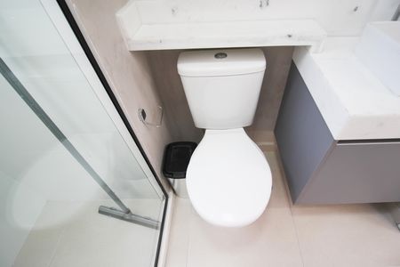 Studio para alugar com 27m², 1 quarto e sem vaga Studio para alugar com 27m², 1 quarto e sem vagaBanheiro