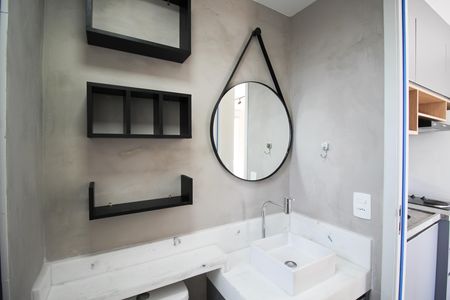 Studio para alugar com 27m², 1 quarto e sem vaga Studio para alugar com 27m², 1 quarto e sem vagaBanheiro