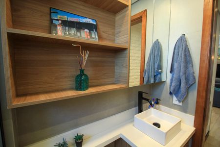 Apartamento à venda com 74m², 2 quartos e 2 vagasBanheiro