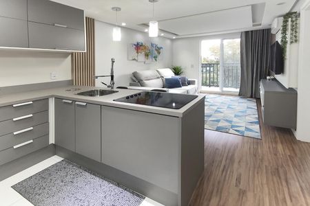 Apartamento à venda com 60m², 1 quarto e sem vaga Apartamento à venda com 60m², 1 quarto e sem vagaCozinha e Área de Serviço