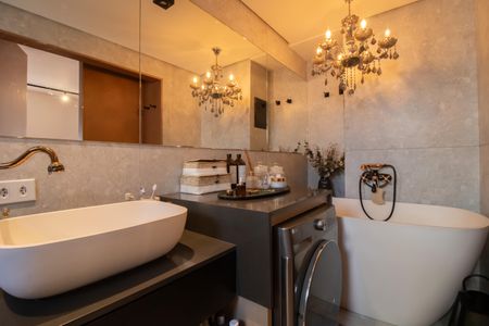 Studio para alugar com 38m², 1 quarto e 1 vaga Studio para alugar com 38m², 1 quarto e 1 vagaBanheiro