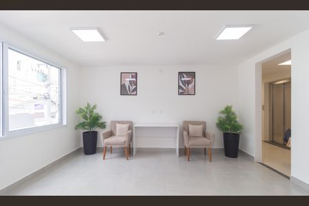 Apartamento para alugar com 27m², 1 quarto e sem vagaHall social