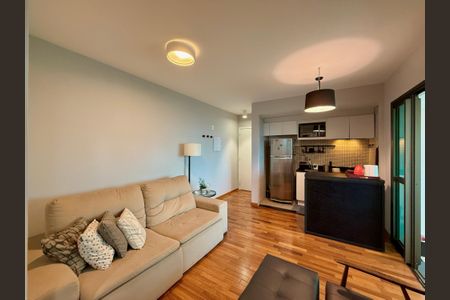 Sala de apartamento para alugar com 2 quartos, 64m² em Brooklin, São Paulo