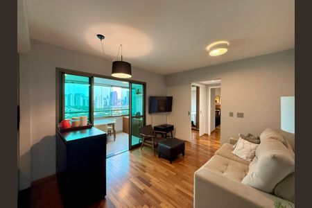 Sala de apartamento para alugar com 2 quartos, 64m² em Brooklin, São Paulo