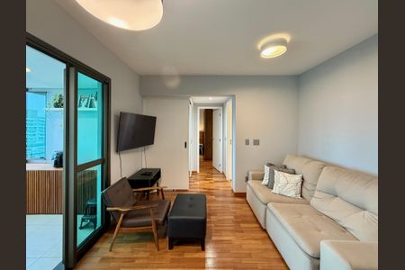 Sala de apartamento para alugar com 2 quartos, 64m² em Brooklin, São Paulo