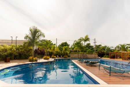 Apartamento à venda com 107m², 2 quartos e 2 vagasÁrea comum - Piscina