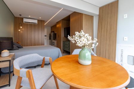 Studio para alugar com 32m², 1 quarto e 1 vagaVaranda