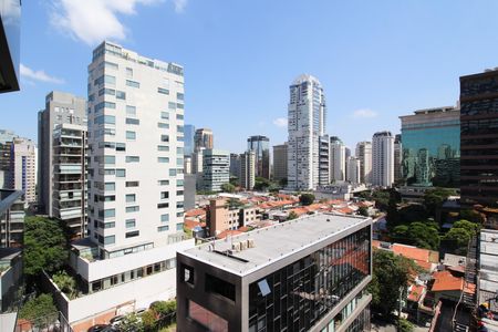 Studio para alugar com 45m², 1 quarto e 1 vaga Studio para alugar com 45m², 1 quarto e 1 vagaVista da Varanda