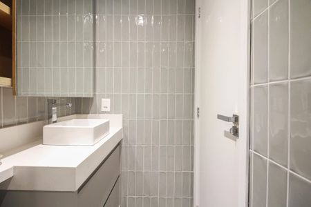 Studio para alugar com 25m², 1 quarto e sem vaga Studio para alugar com 25m², 1 quarto e sem vagaBanheiro