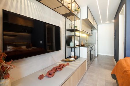 Studio para alugar com 25m², 1 quarto e sem vaga Studio para alugar com 25m², 1 quarto e sem vagaStudio - Sala e Quarto
