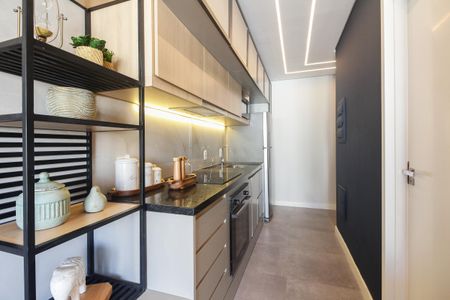 Studio para alugar com 25m², 1 quarto e sem vaga Studio para alugar com 25m², 1 quarto e sem vagaStudio - Cozinha