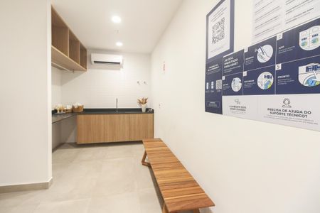 Studio para alugar com 25m², 1 quarto e sem vaga Studio para alugar com 25m², 1 quarto e sem vagaCondomínio - Lavanderia