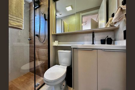 Apartamento à venda com 28m², 1 quarto e sem vaga Apartamento à venda com 28m², 1 quarto e sem vagaBanheiro Suíte