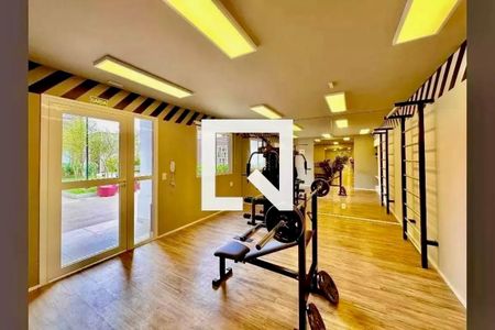 Apartamento à venda com 28m², 1 quarto e sem vaga Apartamento à venda com 28m², 1 quarto e sem vagaAcademia