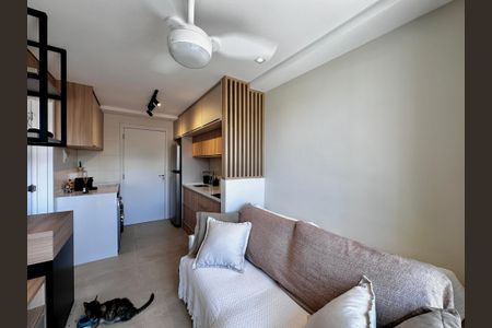 Apartamento à venda com 28m², 1 quarto e sem vaga Apartamento à venda com 28m², 1 quarto e sem vagaSala