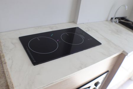 Apartamento para alugar com 45m², 1 quarto e 1 vagaDetalhe da cozinha