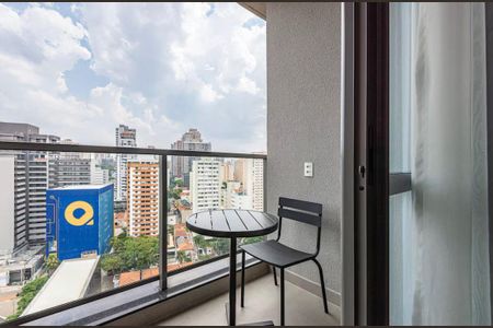 Studio à venda com 25m², 1 quarto e sem vagaVaranda
