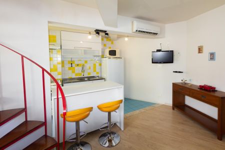 Apartamento para alugar com 67m², 1 quarto e 1 vaga Apartamento para alugar com 67m², 1 quarto e 1 vagaSala