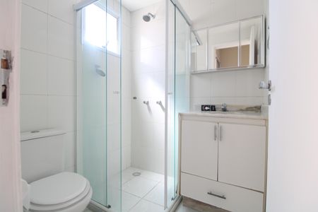 Banheiro da suíte de apartamento para alugar com 2 quartos, 60m² em Usina Piratininga, São Paulo