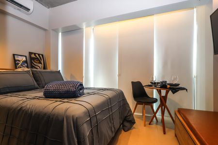 Studio para alugar com 25m², 1 quarto e sem vaga Studio para alugar com 25m², 1 quarto e sem vagaQuarto