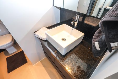 Studio para alugar com 25m², 1 quarto e sem vaga Studio para alugar com 25m², 1 quarto e sem vagaBanheiro