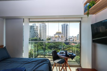 Studio para alugar com 25m², 1 quarto e sem vaga Studio para alugar com 25m², 1 quarto e sem vagaVista