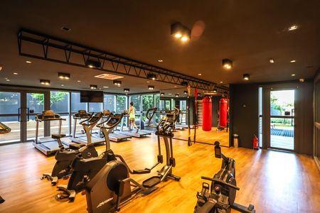 Studio para alugar com 25m², 1 quarto e sem vaga Studio para alugar com 25m², 1 quarto e sem vagaAcademia