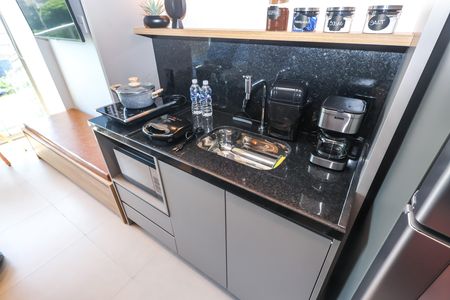 Studio para alugar com 25m², 1 quarto e sem vaga Studio para alugar com 25m², 1 quarto e sem vagaCozinha