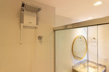 Apartamento para alugar com 27m², 1 quarto e sem vaga Apartamento para alugar com 27m², 1 quarto e sem vagaBanheiro da Suíte