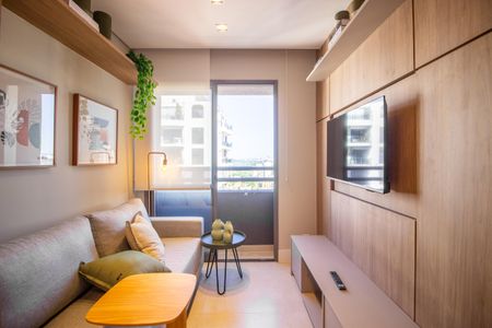 Apartamento para alugar com 27m², 1 quarto e sem vaga Apartamento para alugar com 27m², 1 quarto e sem vagaSala