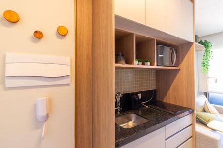 Apartamento para alugar com 27m², 1 quarto e sem vaga Apartamento para alugar com 27m², 1 quarto e sem vagaCozinha e Área de Serviço