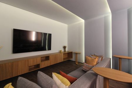 Apartamento para alugar com 27m², 1 quarto e sem vaga Apartamento para alugar com 27m², 1 quarto e sem vagaÁrea comum - Cinema