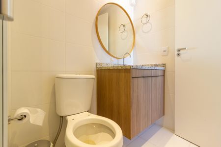 Apartamento para alugar com 27m², 1 quarto e sem vaga Apartamento para alugar com 27m², 1 quarto e sem vagaBanheiro da Suíte