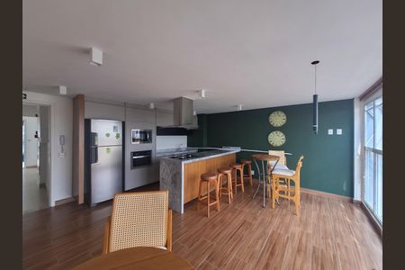 Apartamento para alugar com 36m², 1 quarto e 1 vaga Apartamento para alugar com 36m², 1 quarto e 1 vagaÁrea comum - Salão de festas