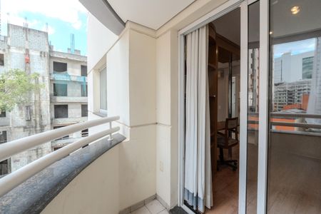 Apartamento para alugar com 40m², 1 quarto e 1 vaga Apartamento para alugar com 40m², 1 quarto e 1 vagaSacada