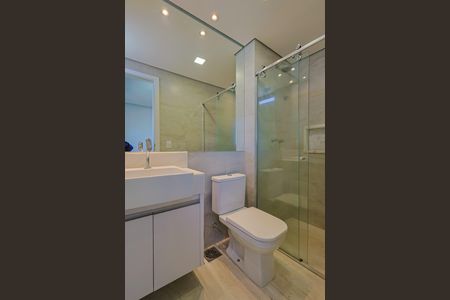 Apartamento à venda com 80m², 3 quartos e 2 vagasBanheiro da Suíte