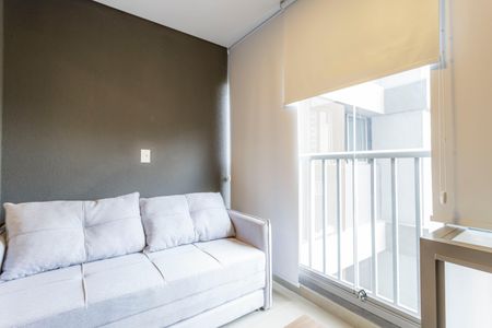Studio à venda com 37m², 1 quarto e sem vagaVaranda