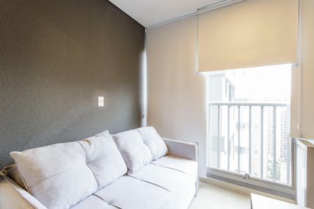 Studio à venda com 37m², 1 quarto e sem vagaVaranda