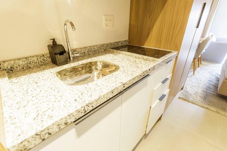 Studio à venda com 37m², 1 quarto e sem vagaCozinha