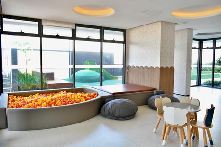 Studio para alugar com 26m², 1 quarto e sem vagaBrinquedoteca