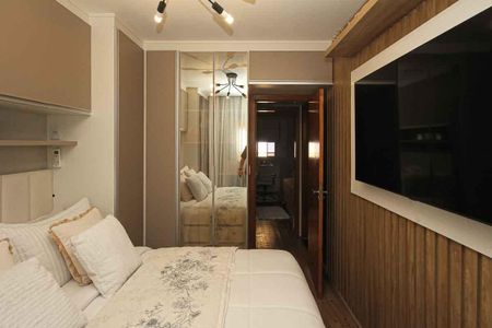 Casa de condomínio à venda com 76m², 2 quartos e 1 vagaQuarto