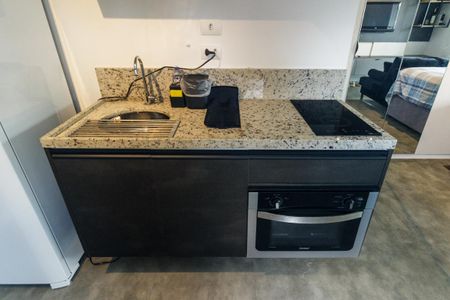 Studio à venda com 38m², 1 quarto e sem vagaCozinha