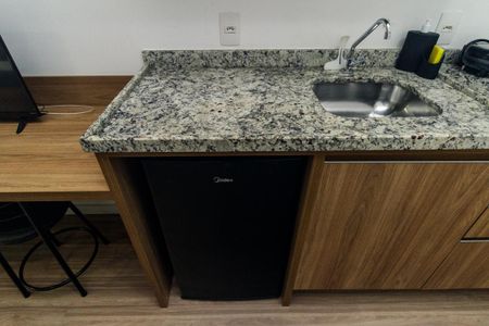 Studio à venda com 21m², 1 quarto e sem vagaCozinha