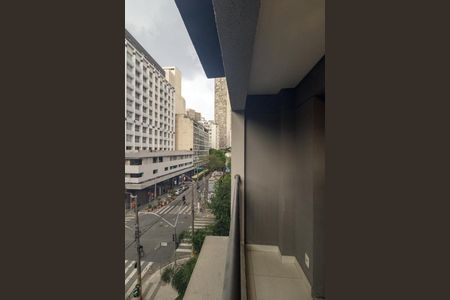 Studio à venda com 21m², 1 quarto e sem vagaVaranda