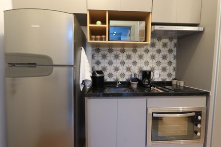 Studio para alugar com 30m², 1 quarto e sem vagaStudio - ambiente cozinha