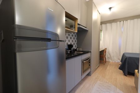 Studio para alugar com 30m², 1 quarto e sem vagaStudio - ambiente cozinha